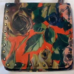 Patricia Nash Floral Crossbody Bag ftom the Winter Bloom Collection.